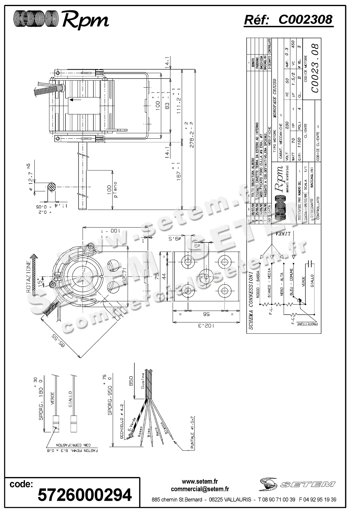 5726000294-MOTEUR RPM C002308