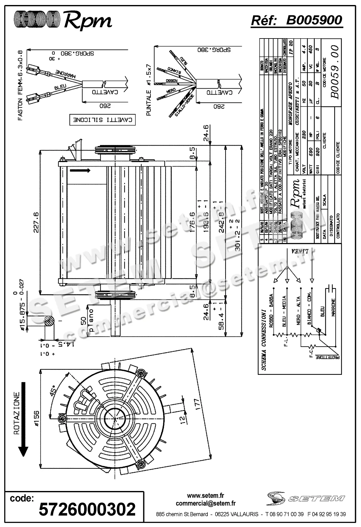 5726000302-MOTEUR RPM B005900