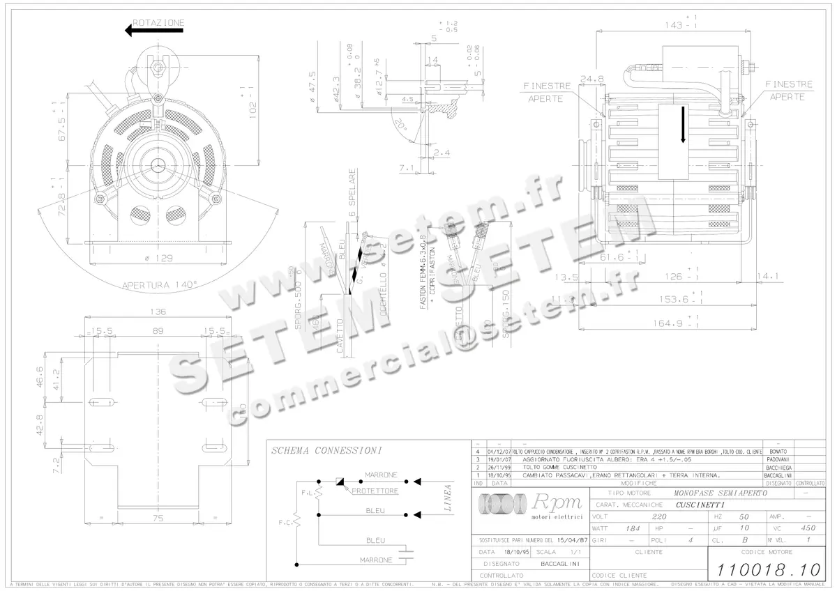 5726000323-MOTEUR RPM 11001810 5