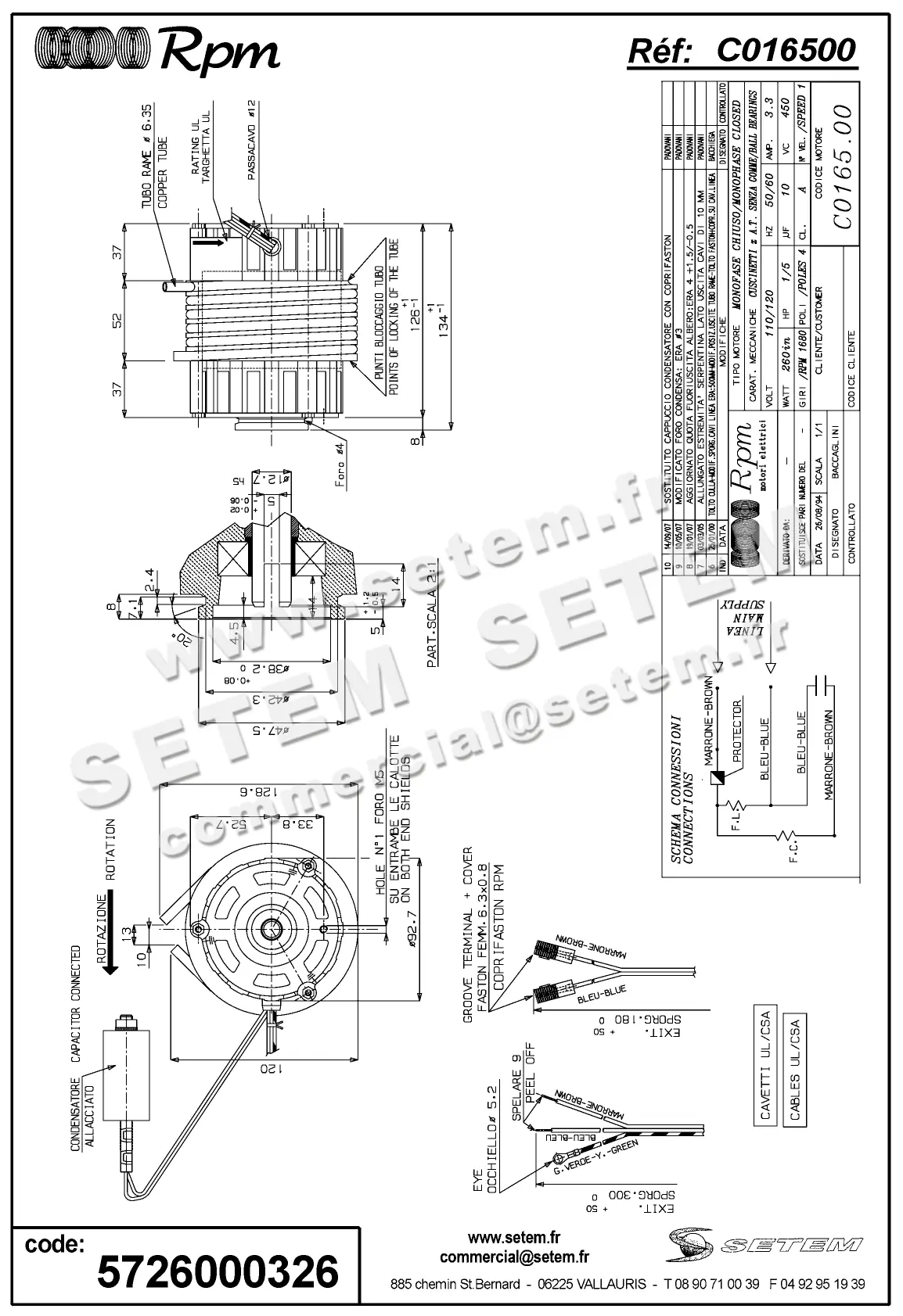 5726000326-MOTEUR RPM C016500