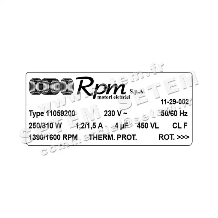 5726000333-MOTEUR RPM 11059200 3