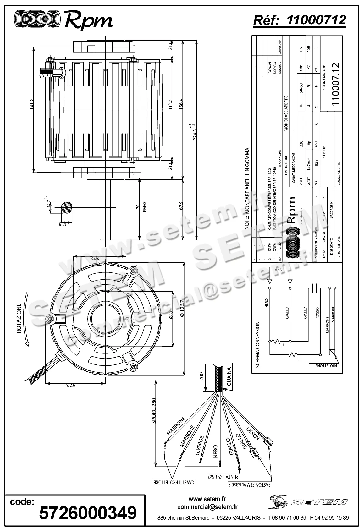 5726000349-MOTEUR RPM 11000712 2