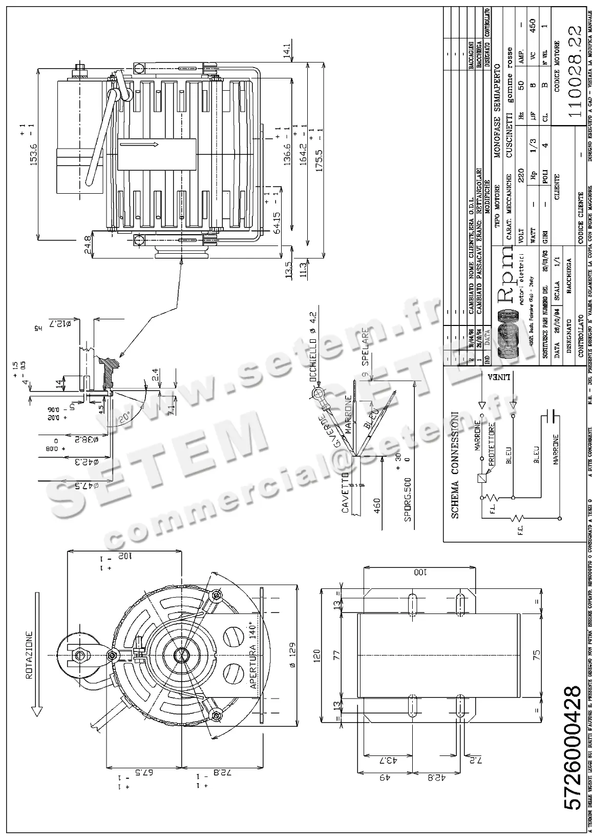 5726000428-MOTEUR RPM 11002822