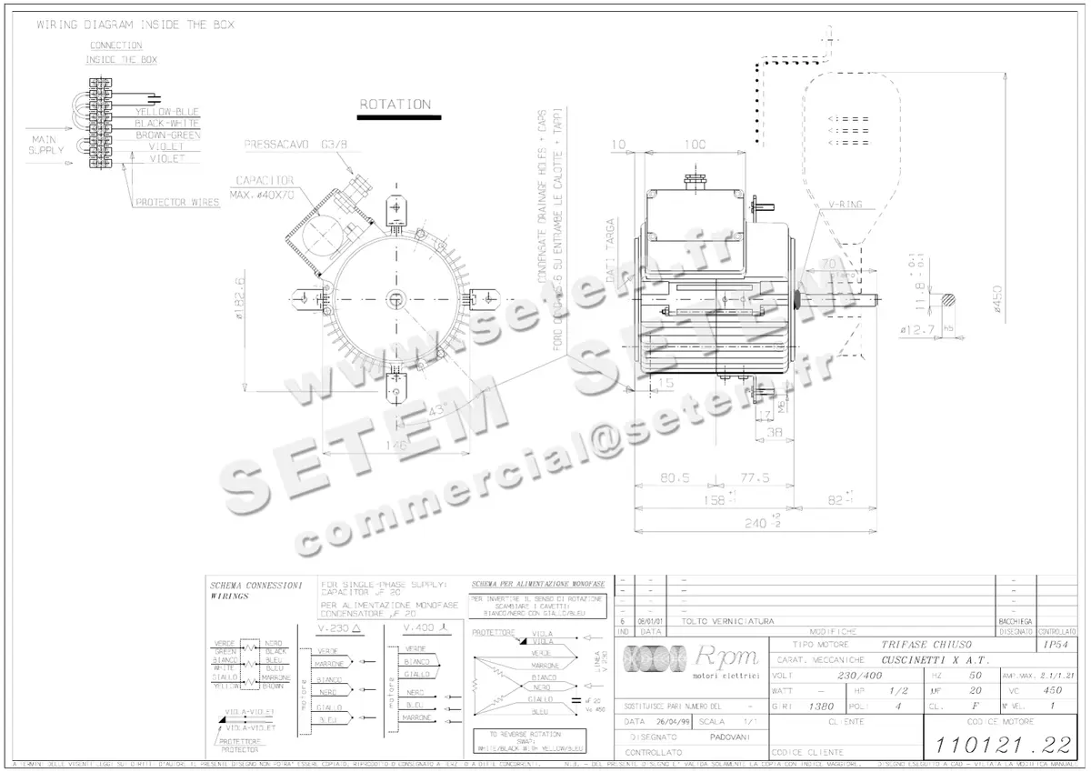 5726000545-MOTEUR RPM 11012122
