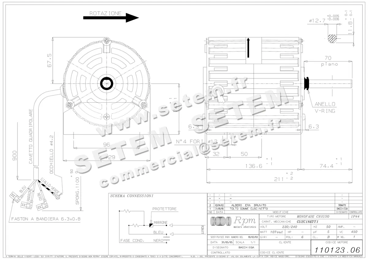 5726000558-MOTEUR RPM 11012306