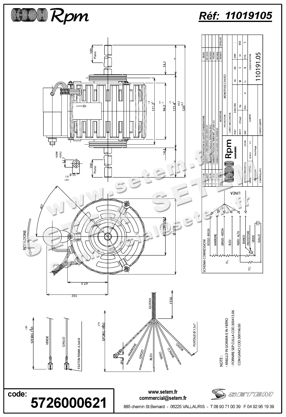 5726000621-MOTEUR RPM 11019105 2