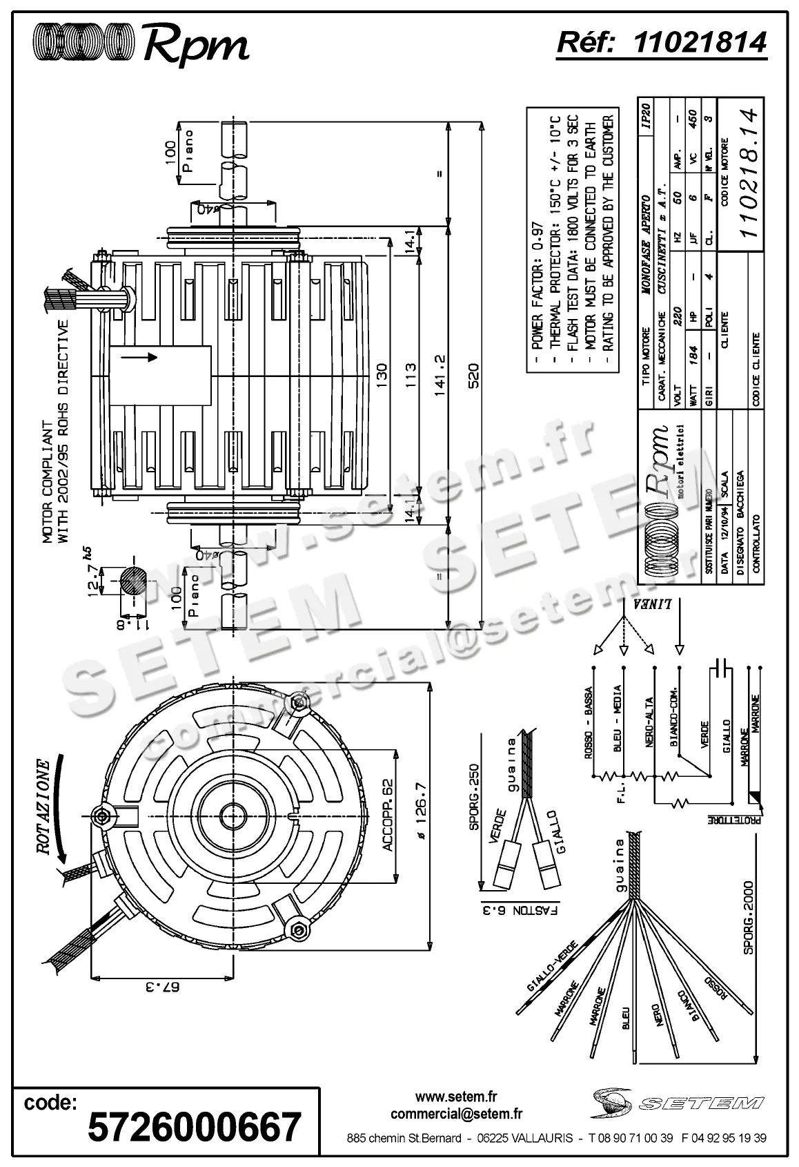 5726000667-MOTEUR RPM 11021814 2