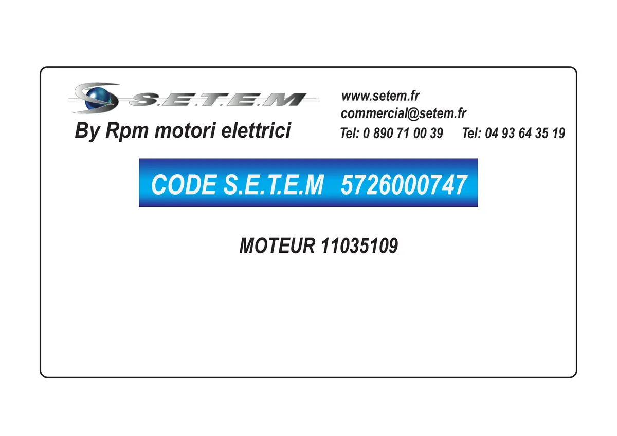 5726000747-MOTEUR RPM 11035109 2