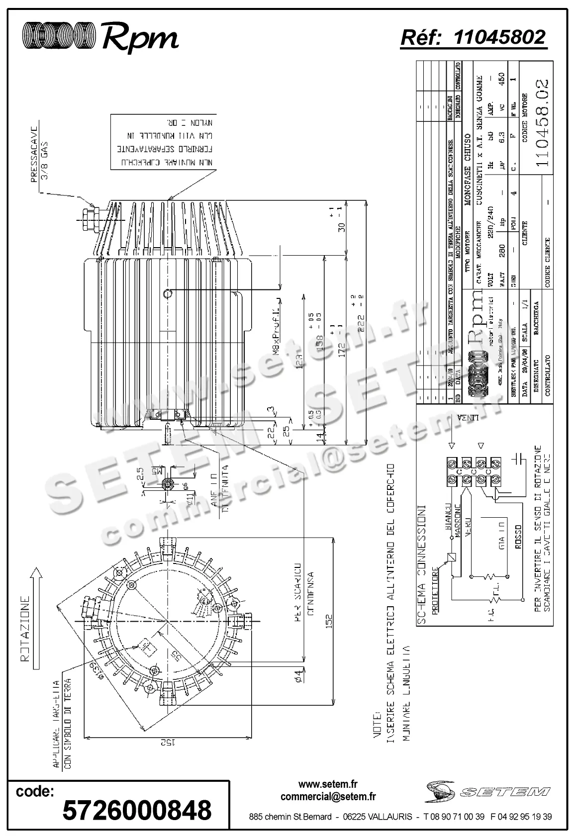 5726000848-MOTEUR RPM 11045802