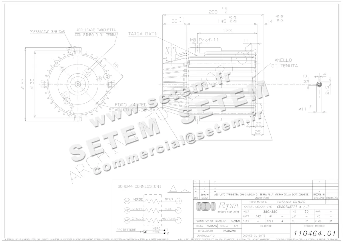 5726000852-MOTEUR RPM 11046401 "142789"