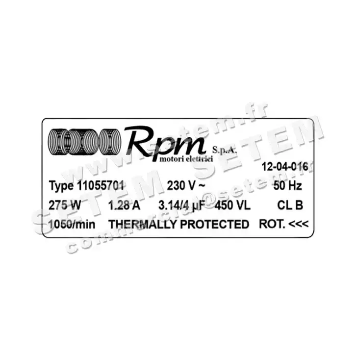 5726000938-MOTEUR RPM 11055701 "FC35000557" 3