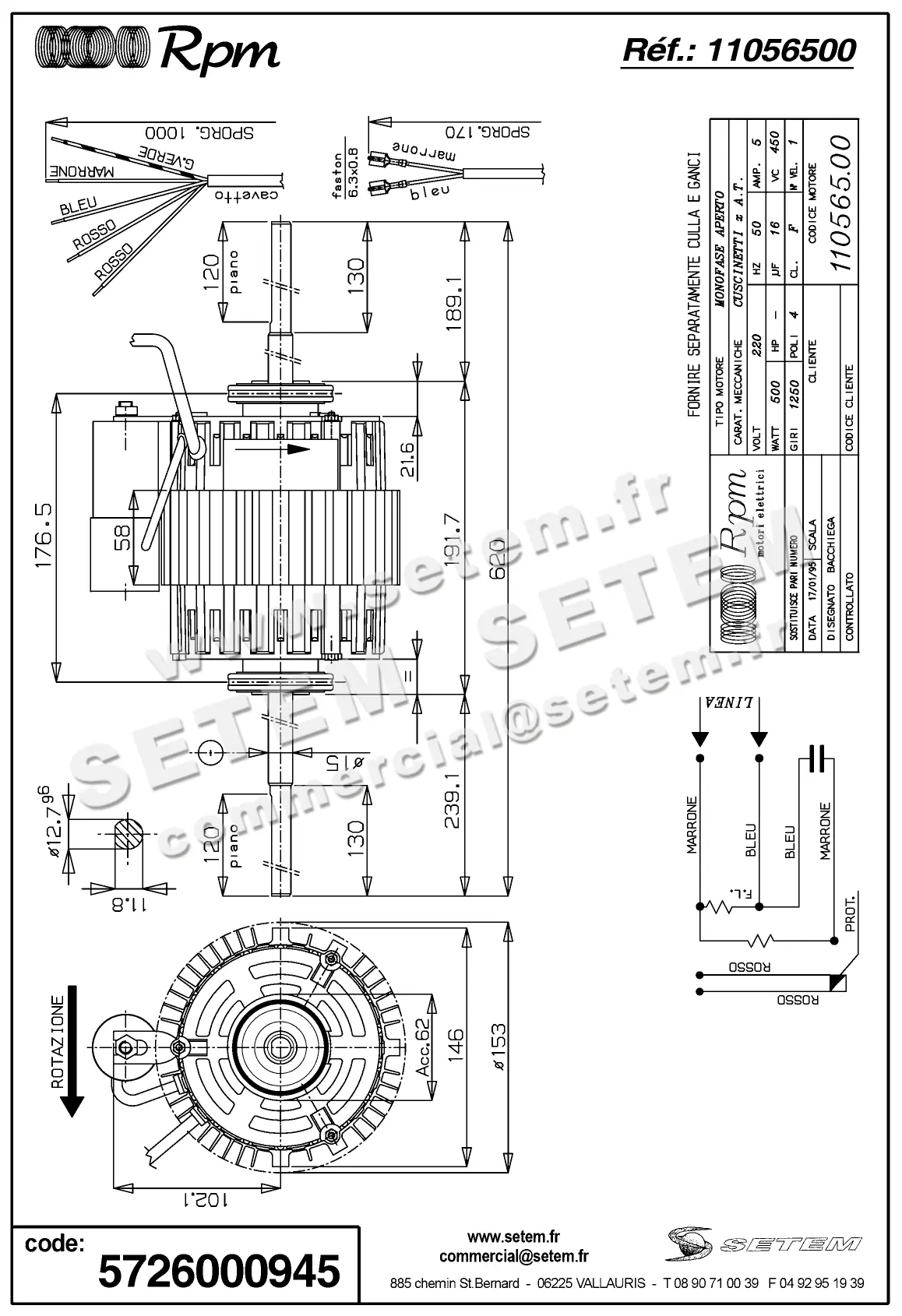 5726000945-MOTEUR RPM 11056500 3