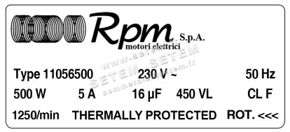 5726000945-MOTEUR RPM 11056500 4