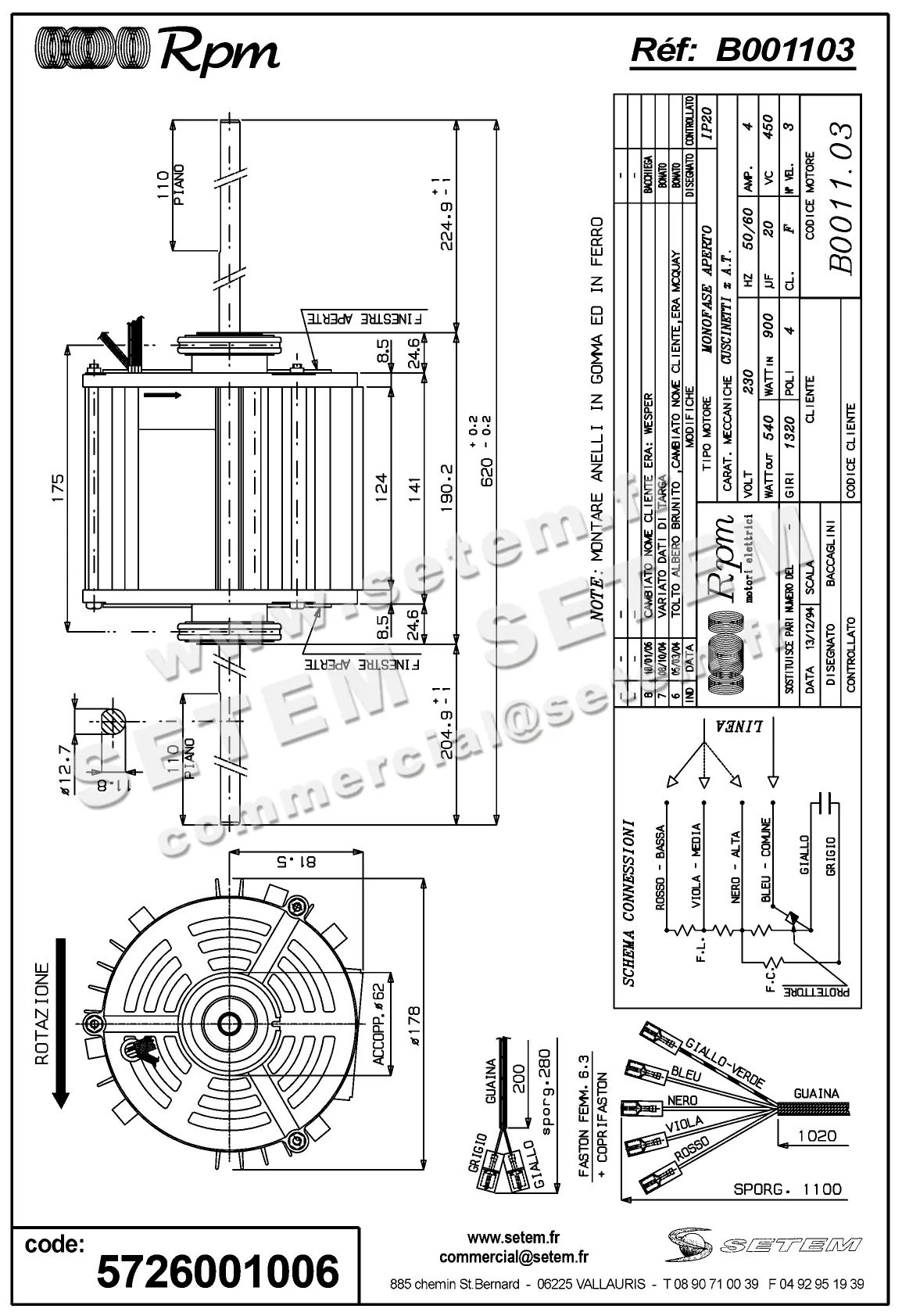 5726001006-MOTEUR RPM B001103 2