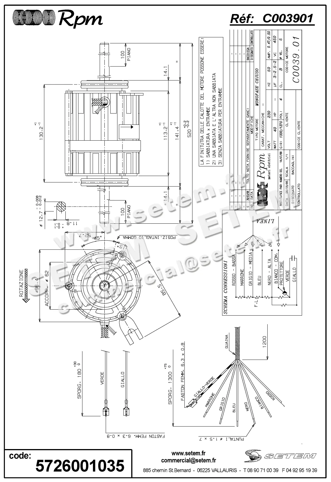 5726001035-MOTEUR RPM C003901
