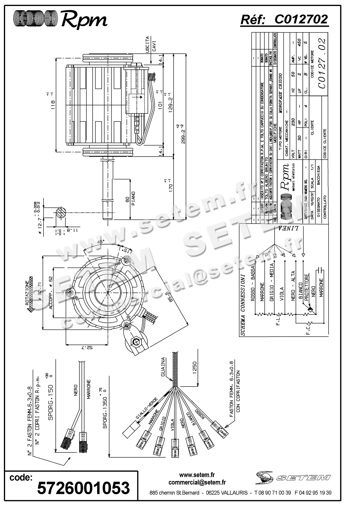 5726001053-MOTEUR RPM C012702 2