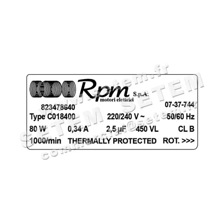 5726001055-MOTEUR RPM C018400 "823478640" 3