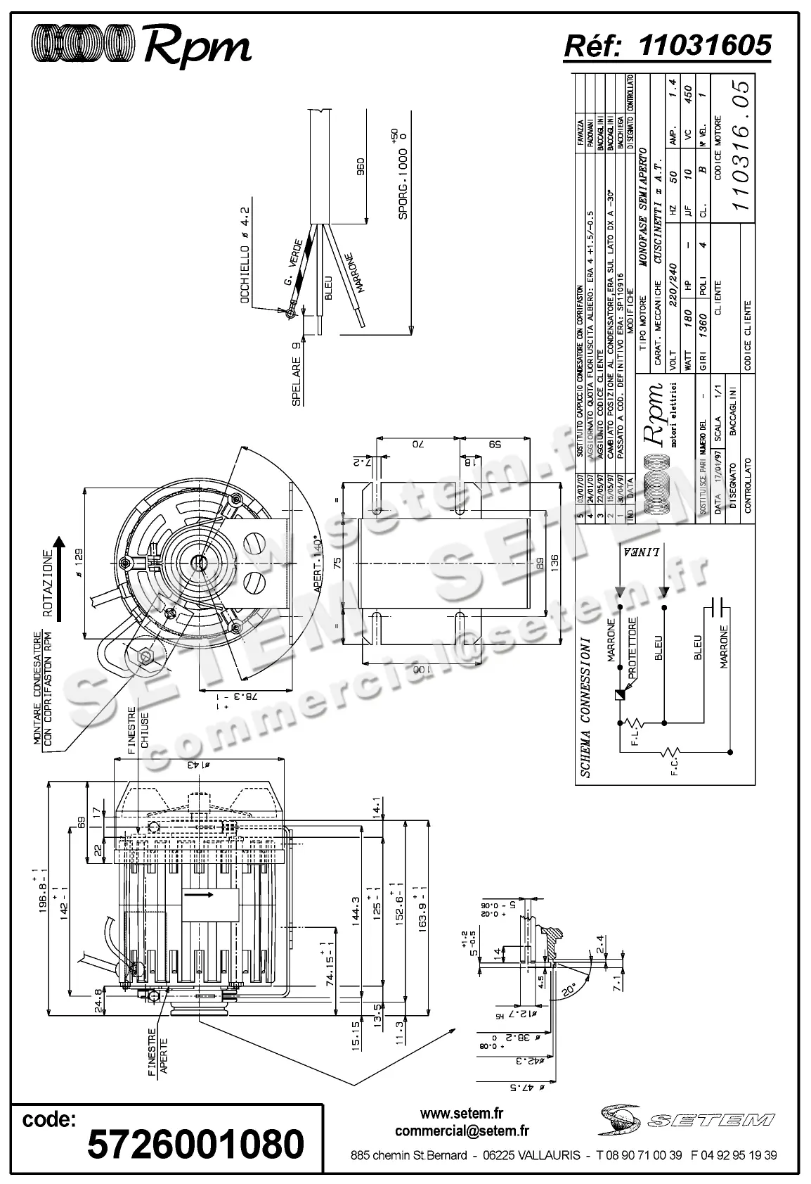 5726001080-MOTEUR RPM 11031605 2