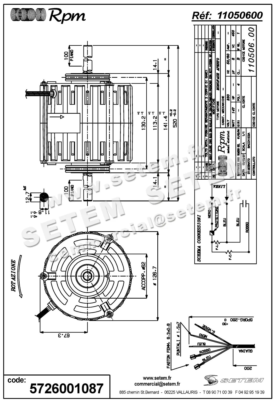 5726001087-MOTEUR RPM 11050600 2