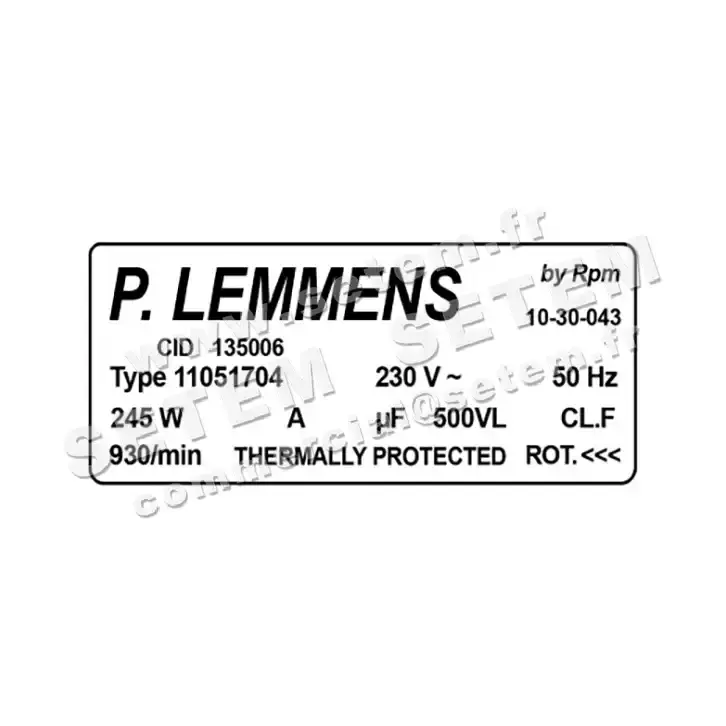 5726001089-MOTEUR RPM 11051704 "135006" 3