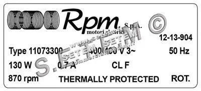 5726001103-MOTEUR RPM 11073300 2