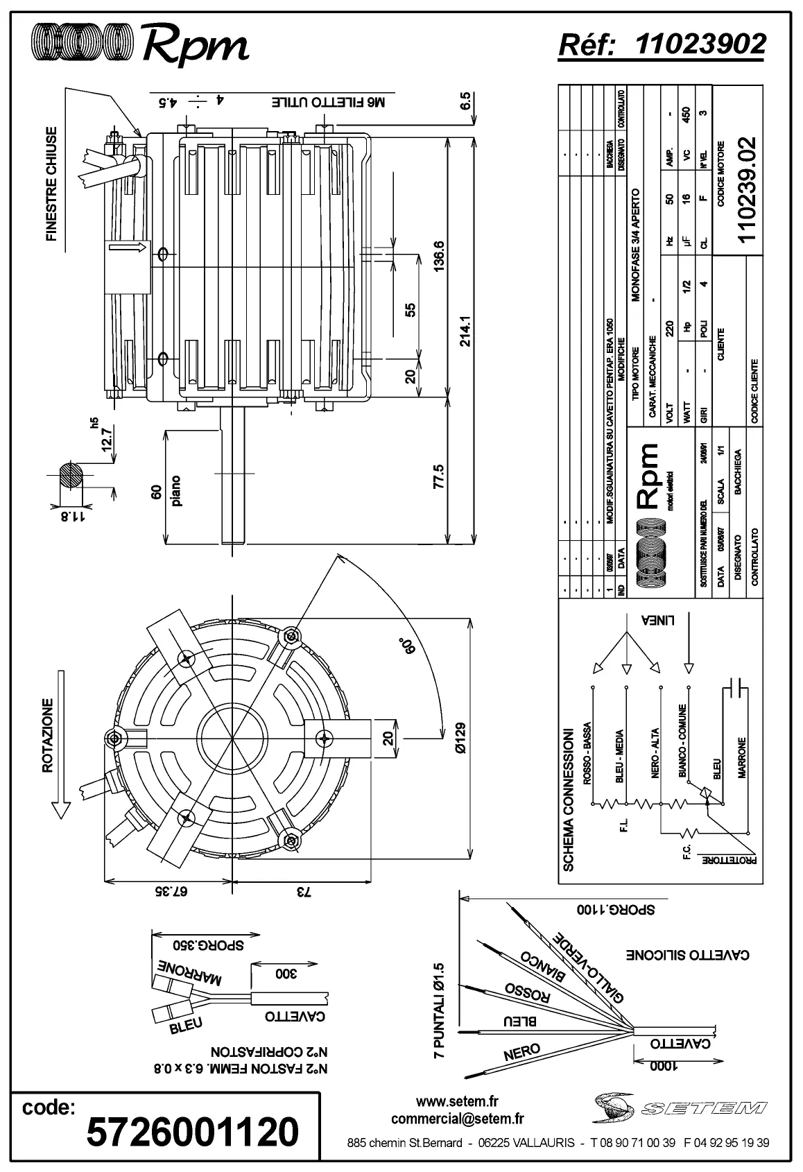5726001120-MOTEUR RPM 11023902 2