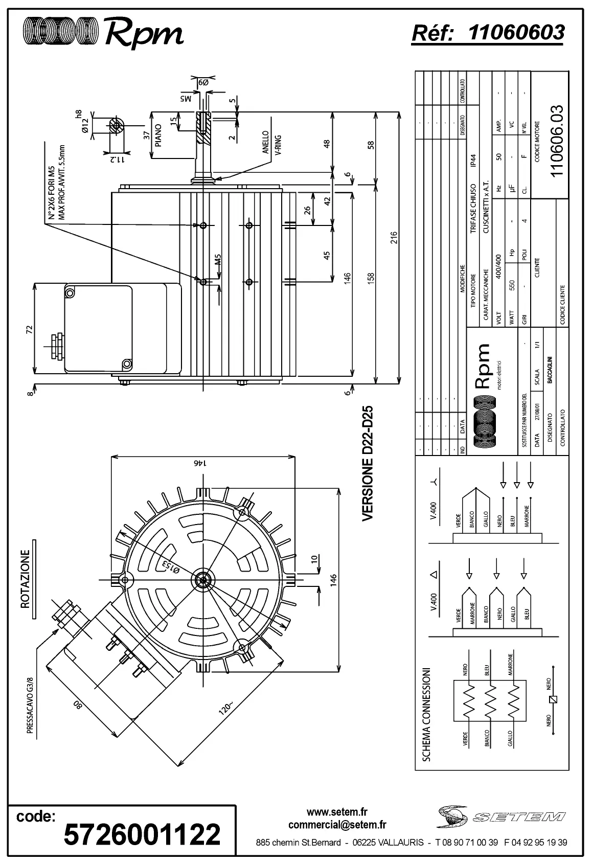 5726001122-MOTEUR RPM 11060603 2