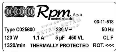 5726001134-MOTEUR RPM C025600 2