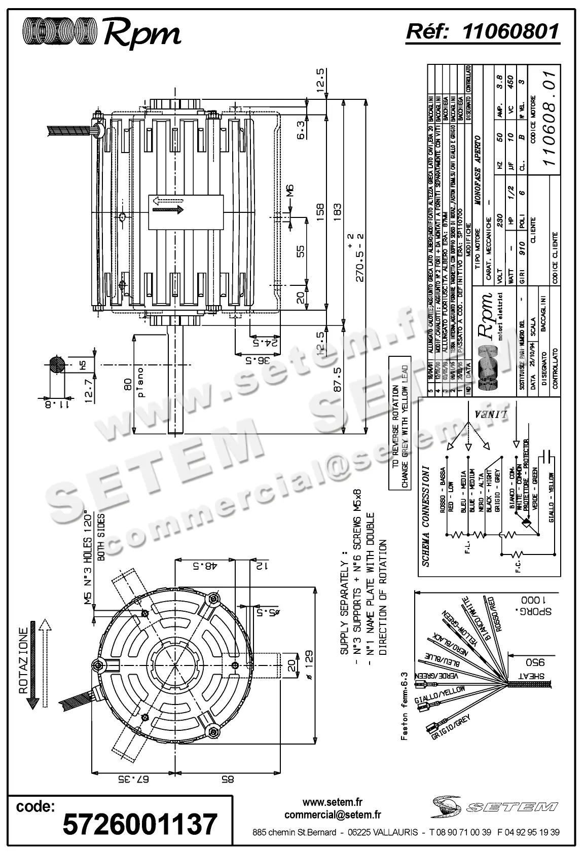 5726001137-MOTEUR RPM 11060801 2