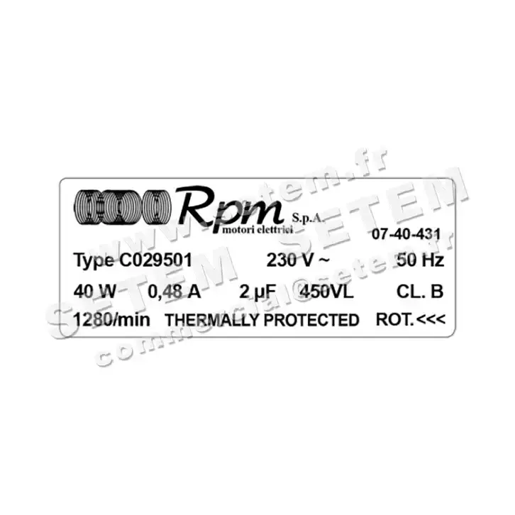 5726001148-MOTEUR RPM C029501 3