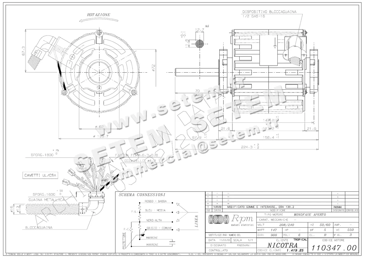 5726001160-MOTEUR RPM 11034700