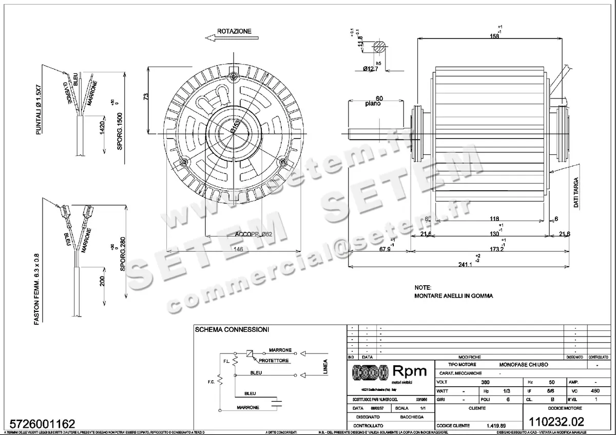 5726001162-MOTEUR RPM 11023202