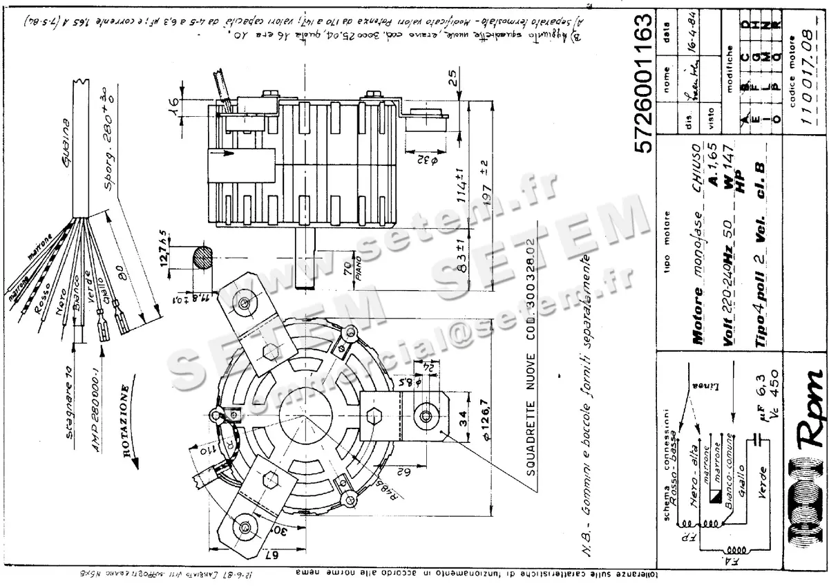 5726001163-MOTEUR RPM 11001708