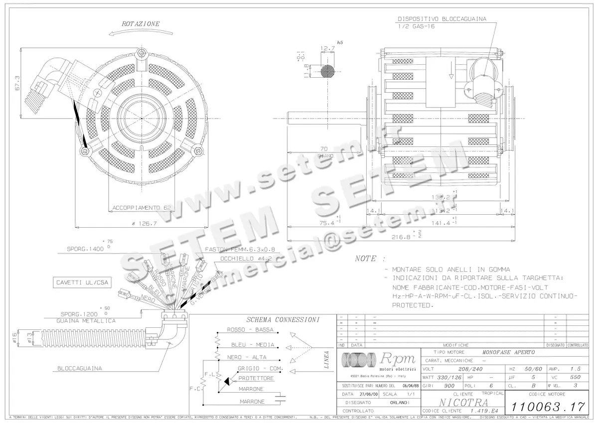 5726001167-MOTEUR RPM 11006317