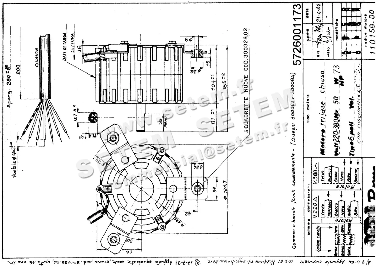 5726001173-MOTEUR RPM 11015800