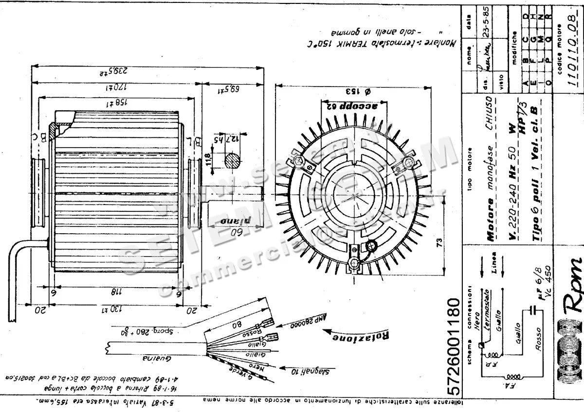 5726001180-MOTEUR RPM 11011008