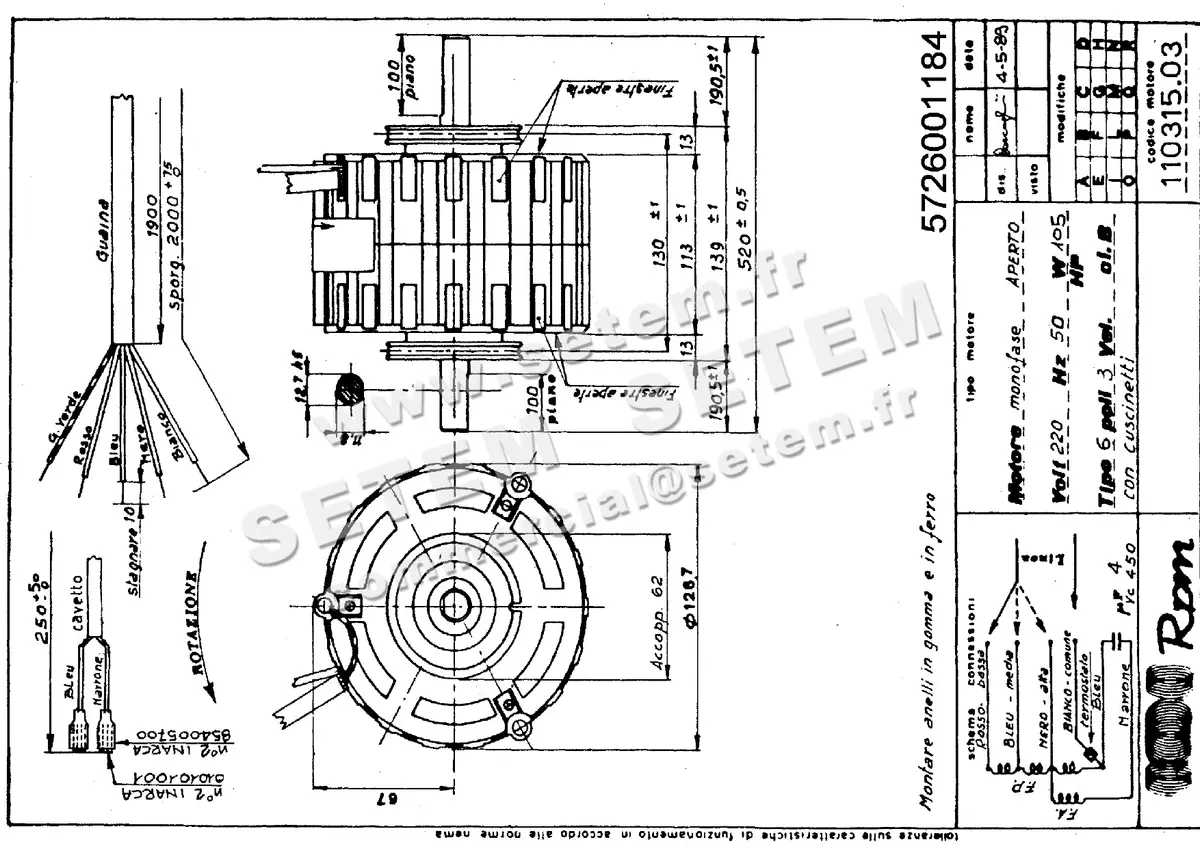 5726001184-MOTEUR RPM 11031503