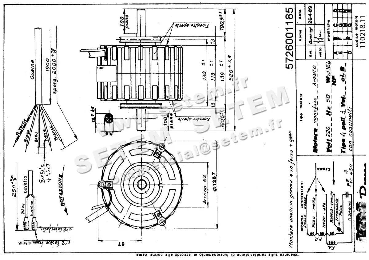5726001185-MOTEUR RPM 11021811