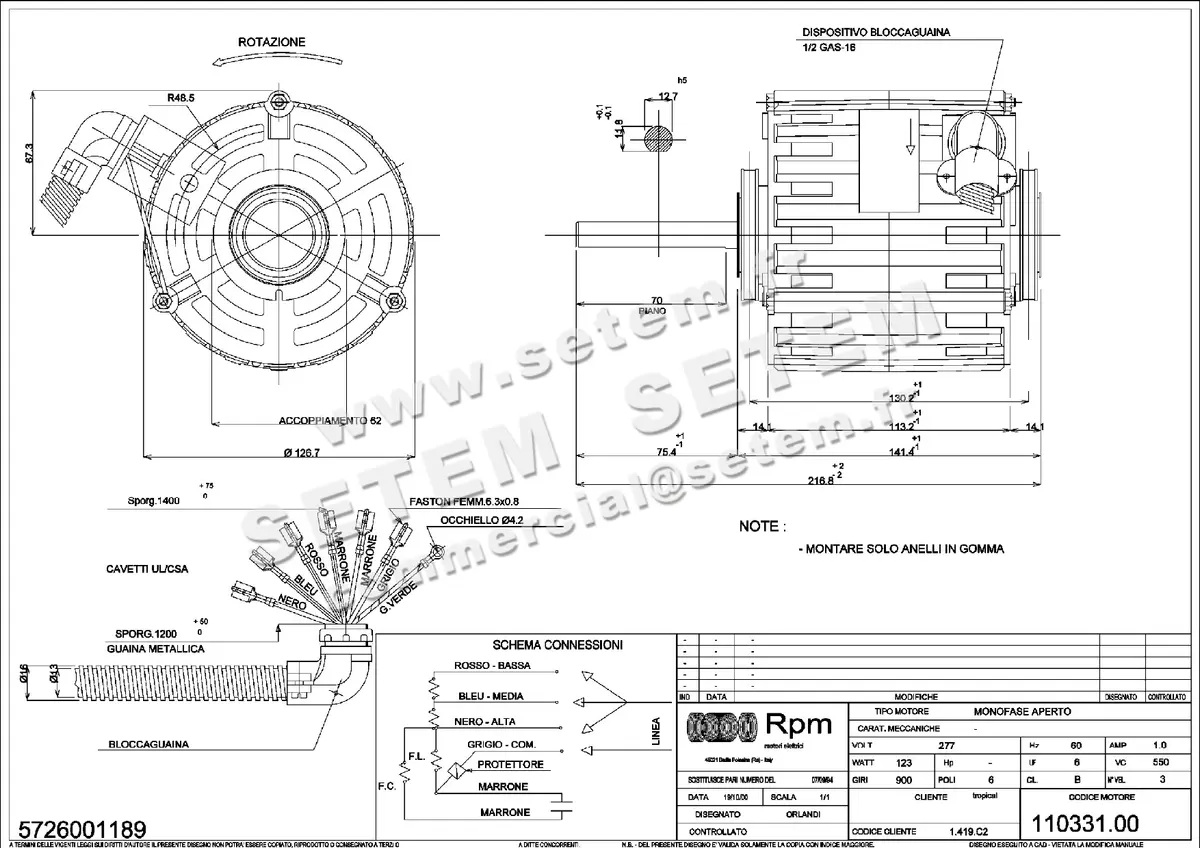 5726001189-MOTEUR RPM 11033100