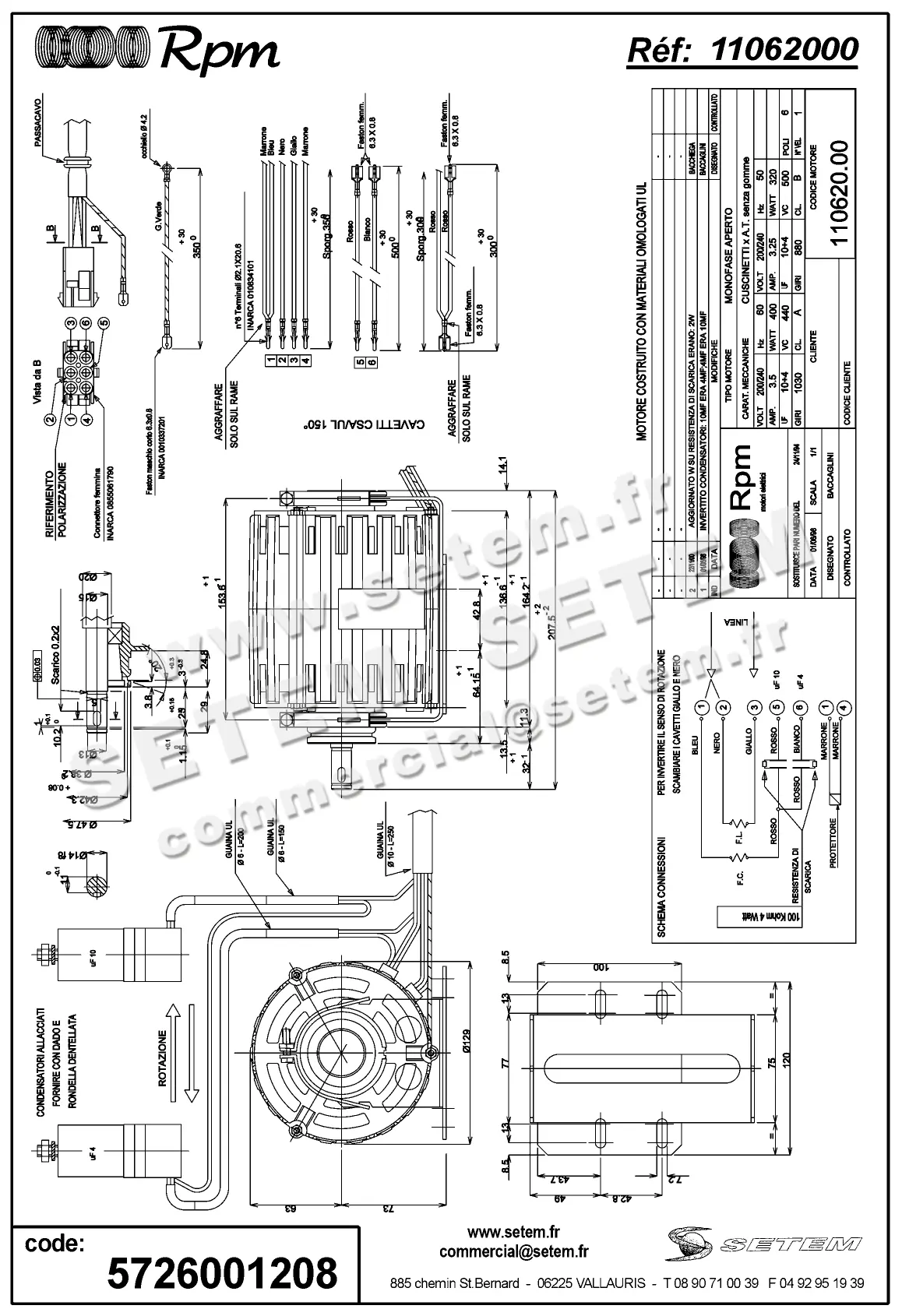 5726001208-MOTEUR RPM 11062000