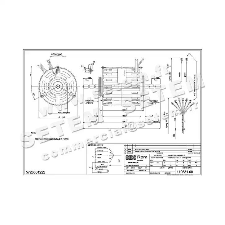 5726001222-MOTEUR RPM 11063100