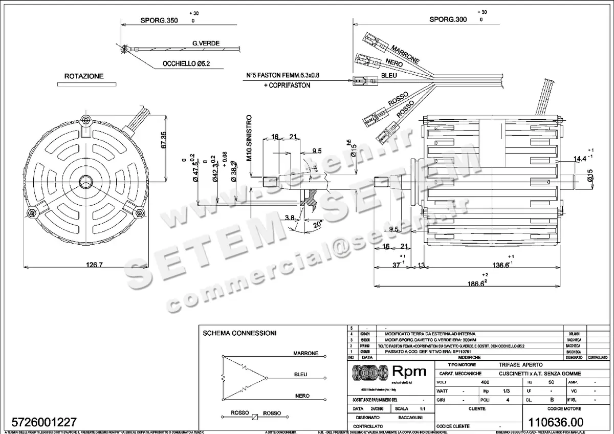 5726001227-MOTEUR RPM 11063600