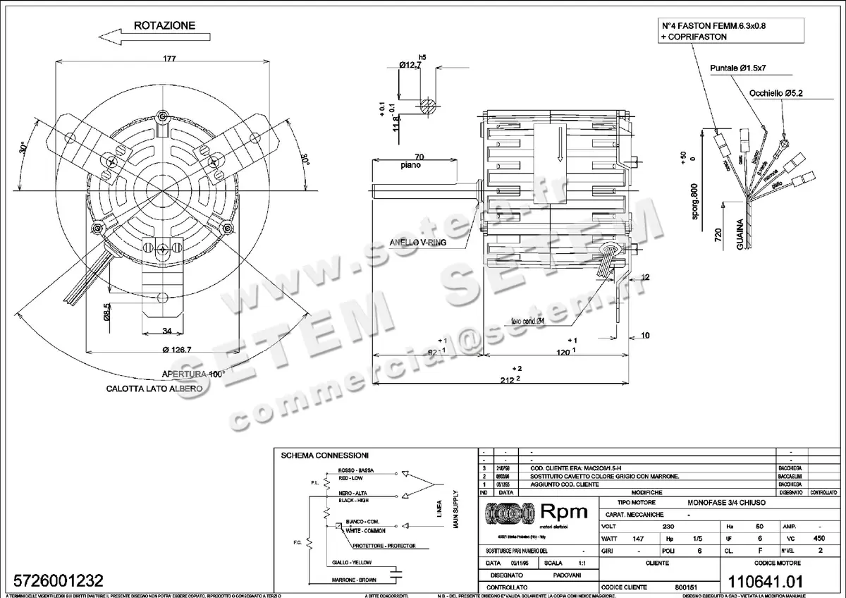5726001232-MOTEUR RPM 11064101