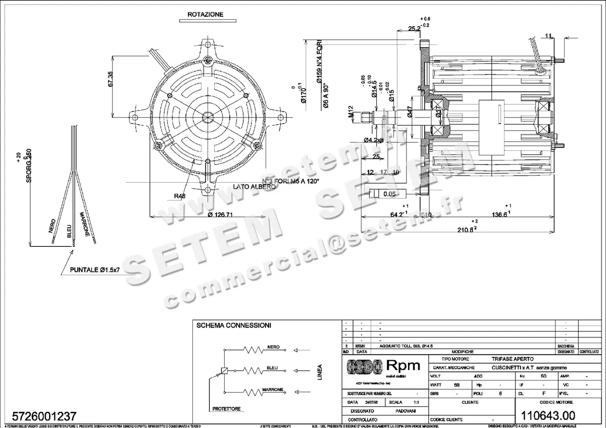 5726001237-MOTEUR RPM 11064300