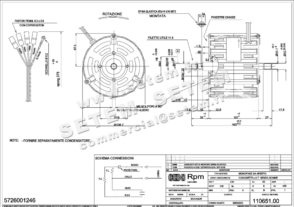 5726001246-MOTEUR RPM 11065100