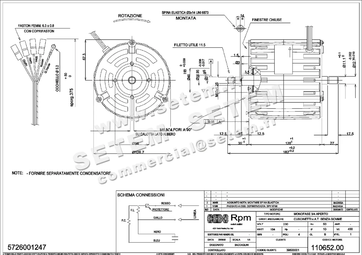 5726001247-MOTEUR RPM 11065200