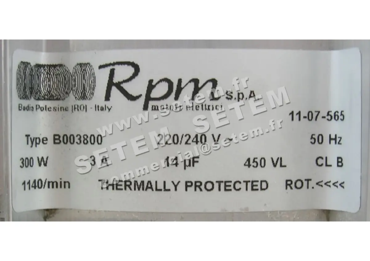 5726001253-MOTEUR RPM B003800 2