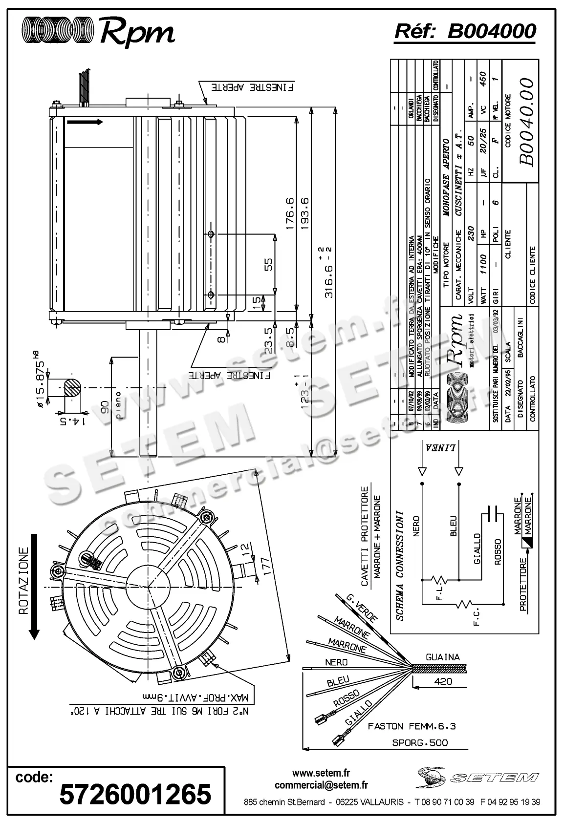 5726001265-MOTEUR RPM B004000 2