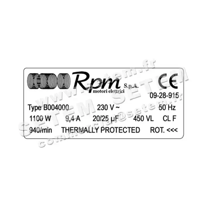 5726001265-MOTEUR RPM B004000 3