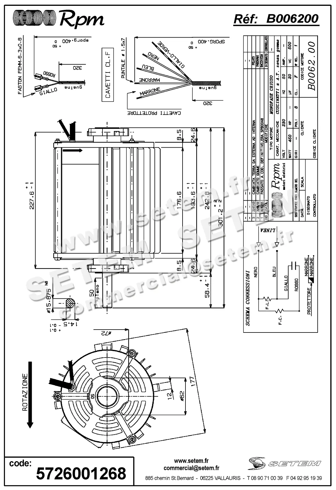 5726001268-MOTEUR RPM B006200